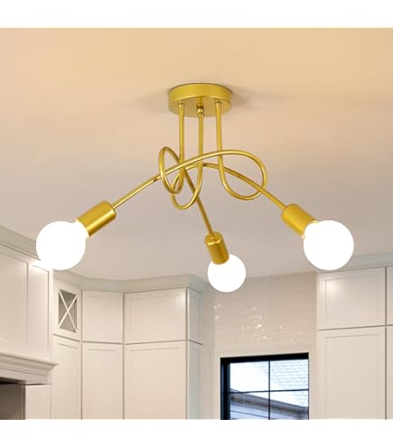 Plafoniera Soggiorno Design Lampadario Sputnik Oro 12 Luci - Plafoniera Soffitto Con Globi Vetro, Stile Vintage Industriale Lampadario Con Sfere