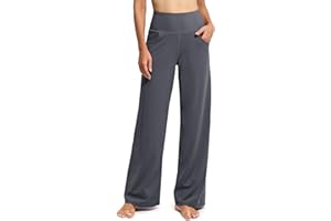 G4Free Women Sports Shorts High Waisted Yoga Shorts Tummy Control Shorts with Pockets Running Exercise Cycling