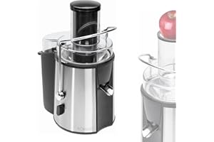 ‎BOMANN Professional Stainless Steel Juicer with 1000 Watt (Large Filling Chute, Juicer, 2 Litres, Fruit Press, Smoothie)