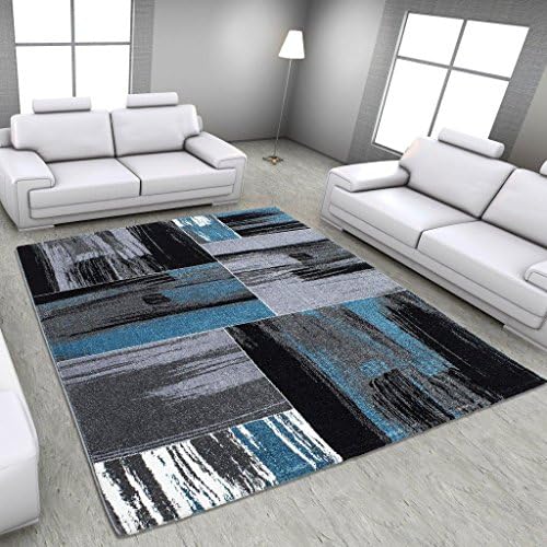 Modern designer rug LIMA 200 X 290 Turquoise