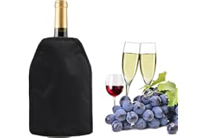 AZONELIFE Refroidisseur de bouteilles de vin ou de champagne, Manchon à Vin, Manchette à Vin, Sac Isotherme Refroidisseurs de Bouteille, Refroidisseur de vin de voyage pour vin Maintenir Au Frais