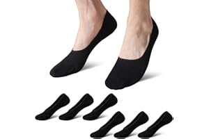 NovForth Cotton Socks - 6 Pairs Breathable Mens Sports Ankle Trainer Running Socks, Non-Slip