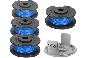 Mumaxun RAC124 1,6 mm spole ersättning kompatibel med Ryobi ONE+ 18v 24v 40v Trimmer- RLT2925, RLT1825, RLT1825Li, RLT1825LL1