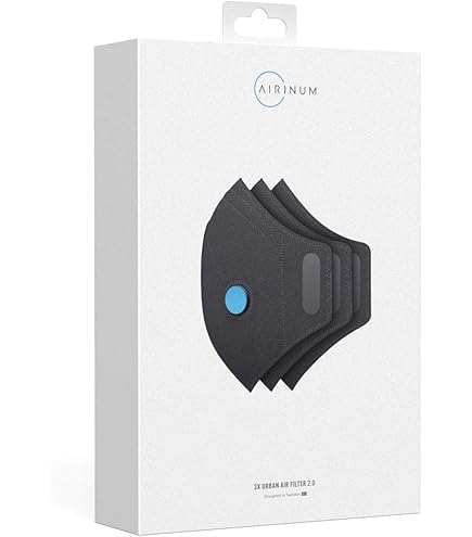 Airinum Classic Urban Air Mask 2.0 - Reusable & Adjustable Air
