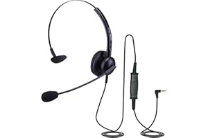 eartec Office Écouteurs Intra-Auriculaires pour téléphones Alcatel VoIP IP 4028 EE 4029 4038 EE 4039 4068 EE VoIP Microphone antibruit câble Jack 3,5 ML Gratuit – QD012 QD007 EAR308