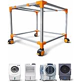 Purnima Marketing PM Air Cooler Trolley/Stand with 360° Wheels - Anti-Rust Powder Coated, Upto 100L Weight Capacity,