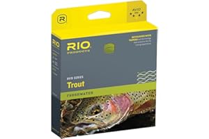 RIO BRANDS Rio Mainstream Trout Ligne flottante pour pêche à la mouche - Vert citron, WF7F
