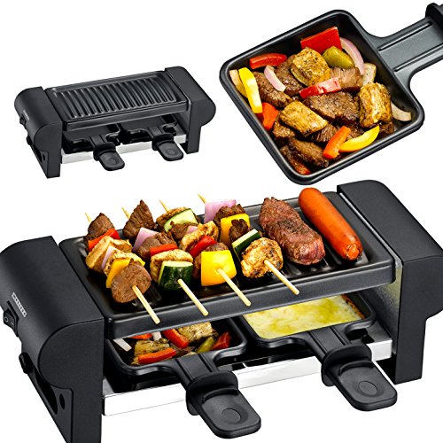 (020) Melissa Raclette Grill 350 Watt mit 2 Pfännchen Barbeque