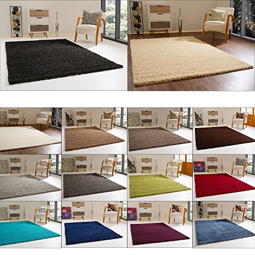 Shaggy Hochflor Teppich Happy Langflor Teppich in Creme / Beige mit Öko-Tex Siegel, Größe: 160×230 cm - 5