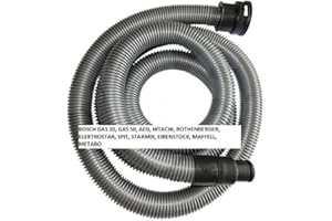 BSD tuyau d'aspiration propre BOSCH gaz 25 50 Gas, 50M de gaz, AEG RSE 1400, Eibenstock DSS 1250, HITACHI 122 RNT RNT 1250, Elektrostar 2078, 25, S50, ROTHENBERGER 1200 SPIT AC 1600 STARMIX ARD MAFFELL, METABO ASR 2025, etc. - 3m - Accessoires pour aspirateurs