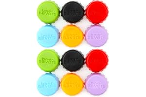 KZTHA 12 Silikon Bierdeckel für Bier Verschluss – Bottle Stopper – Kronkorken Verschluss Silikondeckel