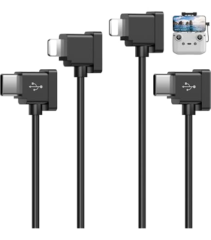 DJI RC-N1/N2/N3 Ersatzkabel – USB-C Auf USB-C, 16 Cm, Für DJI Mini, Air, Mavic Serie & Neo (2 Stück)