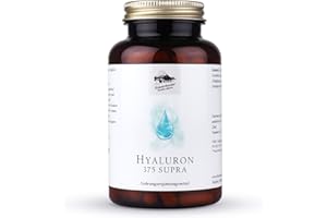 ‎KRÄUTERHANDEL SANKT ANTON KRÄUTERHANDEL SANKT ANTON - Hyaluron 375 Supra Kapseln - 75 mg Natrium Hyaluronat - Hochdosiert - Zink - Vitamin C - B12 - Laborgeprüft - Deutsche Premium Qualität (120 Kapseln)…