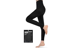 Evolyline Medical Compression Tights for Women & Men 15-20mmHg, Footless Compression Pantyhose Opaque Graduated Support Tights Compression Stockings for Varicose Veins Edema Flight Nursing