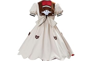 YANVS Jibaku Shounen Hanako-kun Yashiro Nene Dress Cosplay Costume Women's Costume White