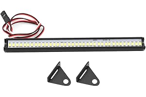 DAUERHAFT Odporna na zużycie listwa oświetleniowa LED RC, akcesoria RC, oświetlenie dachowe LED, do symulacji przygód, oświetlenie dekoracyjne do wielu marek pojazdów RC