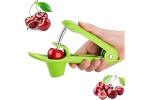 QIWENR Snocciolatore Ciliegie Snocciolatore Ciliegie e Olive,Olive Snocciolatore Ciliegie Noccioli Torsolo Di Ciliegio,Denocciolatore Per Ciliegie,Per Una Rapida Rimozione Dei Torsoli Di Frutta (Verde)