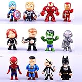  Marvel Avenger Superhéroe decoración para tarta de fiesta bolsa de regalo decoración Batman Ironman Hulk Superman