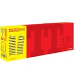 Pack De Voies Hornby TT8030 Pour Trains Miniatures échelle 1:120 – 8 Pièces Pour Agrandir Votre Réseau