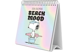 Grupo Erik: Calendario 2026 da Scrivania Snoopy | Calendario da Tavolo 2026, Planner 2026 - Mensile da Tavolo