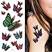 Dream Garden 10PCS Women Men Butterfly Flower Waterproof Temporary Tattoo Paste Stickers 3D (1) by Dream Garden