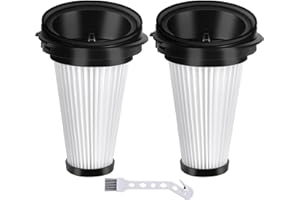 Rebirthcare 2 filtros aspiradora para Rowenta RH7221WO RH7233WO RH7237WO RH6921WO RH6933WO RH6971WO RH6974WO batería Filtro de repuesto Accesorios Reemplazo ZR005202