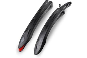 ICOCOPRO MTB Mudguards Set,Adjustable Bike Mudguards with Reflectors,Universal Mud Guards for Mountain Bike,Full Cover Thicken Widen Bicycle Fenders Set for 26/27.5/29