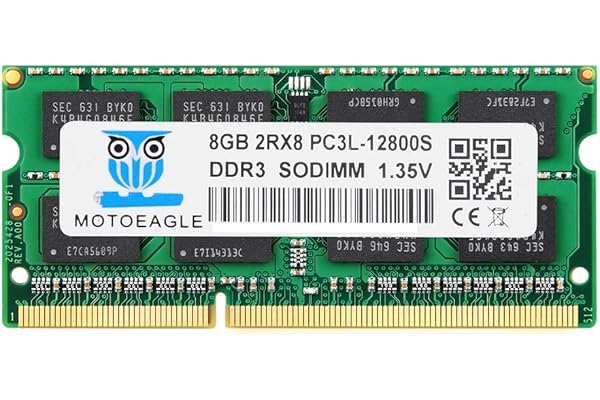 8GB DDR3L 1600MHz SODIMM PC3L-12800S Unbuffered Non-ECC 1.35V CL11 2Rx8 Dual Rank 204 Pin Portatil Memoria Principal Module Upgrade