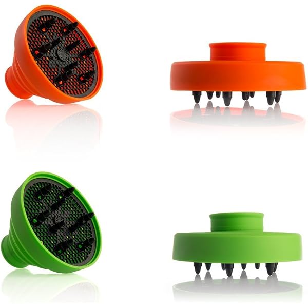 Haartrockner-Diffusor Aus Stoff – Universal, Zusammenklappbar, Für Lockiges & Welliges Haar, Hitzebeständiges Nylon (schwarz)