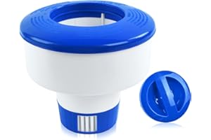 DIELOVEHUA 7" Distributeur de Chlore Flottant, Diffuseur Chlore Piscine, Distributeur de Chlore pour Piscine, Distributeur Flottant, Diffuseur de Chlore pour Piscine/Spa/Fontaines
