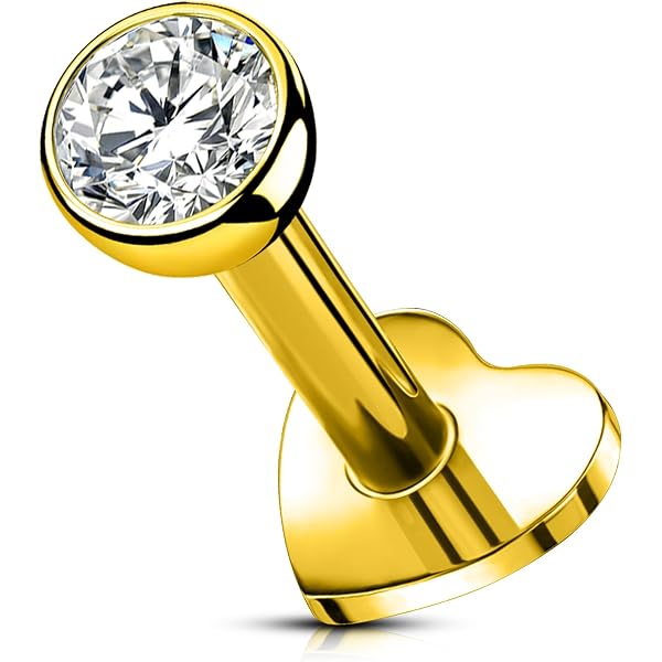 OUFER Body Piercing Labret Monroe En Titane Avec Filetage