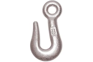 Seilwerk STANKE 1x 10mm KETTENHAKEN Lasthaken Haken verzinkt für Stahl Ketten Kettenzug