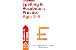 Spelling and Vocabulary practice activities for children ages 5-6 (Year 1). Perfect for Home Learning. (Scholastic English Skills)