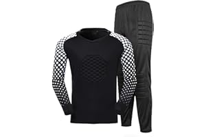 AIGOUT Maglie e pantaloni da portiere da calcio per bambini e ragazzi