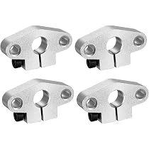 Sourcing Map Wellenunterstützungsblock SHF10 – Flanschbefestigung, 2 Stück, Für Linearbewegung An CNC & 3D-Druckern
