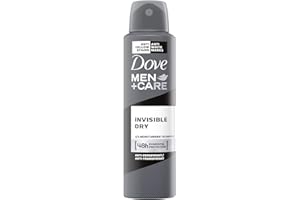 Dove Men + Care Desodorante Spray Invisible Dry – transpirant, 3 Pack (3 x 150 ml)