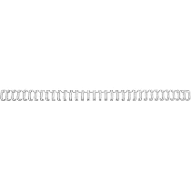 GBC WireBind Binding Wires - 24-Loop, 8mm Capacity, A5 Size, Silver (Pack Of 100 Spines) - View #2