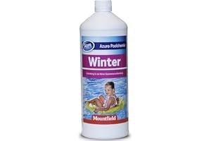 Azuro Winter Winterschutzmittel für Pool - Verhindert Kalkablagerungen & Erleichtert die Reinigung im Frühjahr - 1L reicht für 10m³ Wasser (1L)