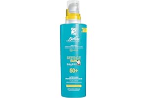 Bionike Defence Sun Baby & Kid - Latte Solare Fluido per Bambino e Neonato, Azione Protettiva, Effetto Waterproof e Anti-sabbia, Lenisce e Ripara la Pelle, 200 ml