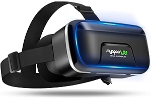 FIYAPOO Gafas VR 3D para Movil - Gafas Realidad Virtual de Niños para Películas y Juegos, Compatible con Teléfonos Android y iPhone de 4,7 a 6,6 Pulgadas, Familia