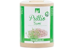 Erbavoglio Semi di Psillio, 200 gr - per il Regolare Funzionamento dell’Intestino