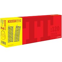 Aiguillage Hornby TT8009 Droit 166mm 15° - Pour Trains Miniatures échelle 1:120, Compatible Réseaux TT