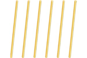 iMeistek Brass Rod,3mm Diameter 100mm Length Brass Solid Round Rod for Lathe Bar Stock,DIY Crafts(6PCS)