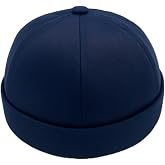 Docker hat, adjustable sailor beret, harbor beret, biker hat, docker-Cap, brimless hat, harbor hat