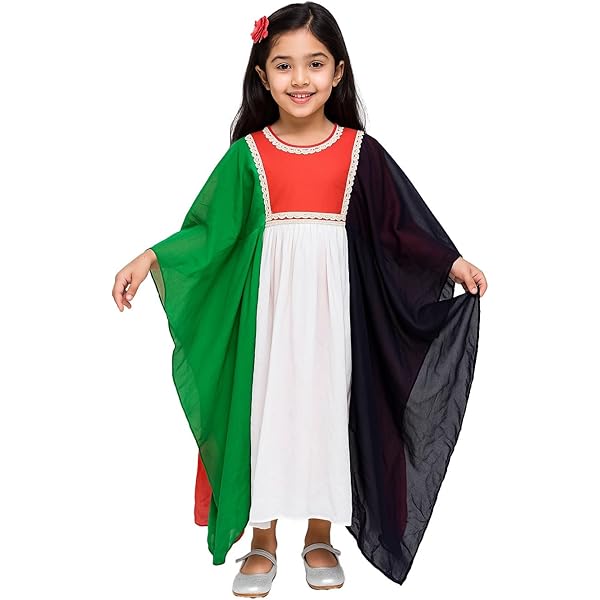 UAE National Day Outfit For Girls Kids Women Kaftan Emirati Traditional  Dress For Kids Jalabiya (34): Buy Online at Best Price in UAE