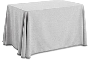 Lanovenanube Ropa o Falda Camilla, Enaguilla Rectangular de Tejido Chenilla, Medida 70x120 cm, Color Gris Perla. Mantiene el Calor. Aspecto Aterciopelado y Tacto Muy Suave.