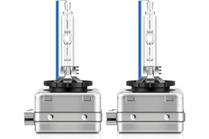 BIHEE Lampadine Xenon D1S 8000K D1S Xenon HID Lampadine Auto Blu Ghiacciaio 12V 35W Sostituire HID Kit di Conversione, 2 Lampade