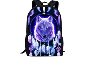 Binienty School Backpack for Kid Boys Girls Teens, Lightweight Bookbag Laptop Backpack Casual Daypack