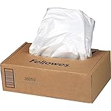 Fellowes 36053 Aktenvernichter Abfallbeutel,100 Stück, 34 L