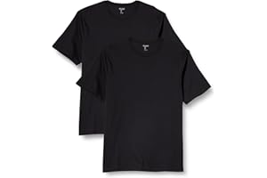 Amazon Essentials Koszulka Mężczyźni Regular-fit Short-sleeve Crewneck T-shirt, Pack of 2 (2 w zestawie)